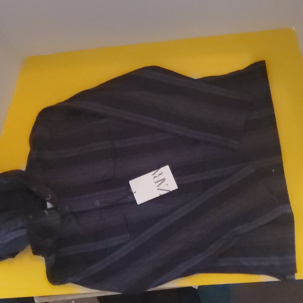 Zara kids Flannel Shirt with Hoodie